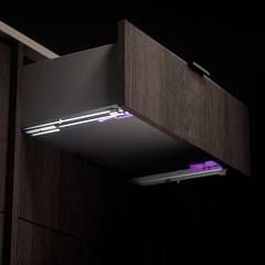 Направляющие Stealth полного выдвижения с доводчиком 500 мм AQ