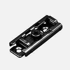 Планка ответная Clip-on, прямая под саморез, подъем 0 мм, черная AQ